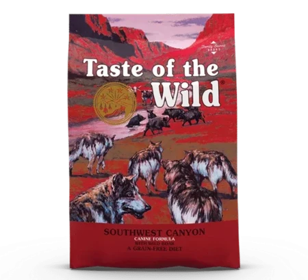 מזון לכלבים ללא דגנים - טייסט אוף דה ווילד סאוטווסט קניון - 2 ק"ג