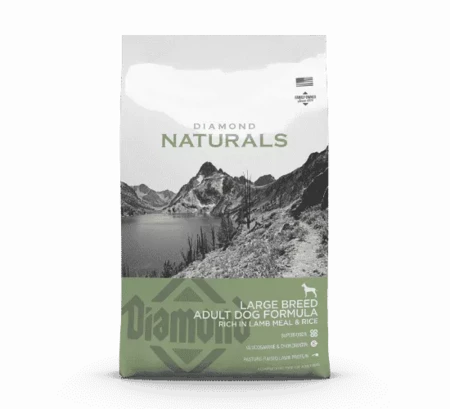 דיימונד נטורלס לכלבים מגזעים גדולים - עשיר בקמח טלה ואורז - 15 ק"ג