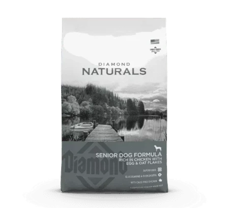 דיימונד נטורלס לכלבים מבוגרים - עשיר בעוף ביצים ופתיתי שיבולת שועל - 15 ק"ג