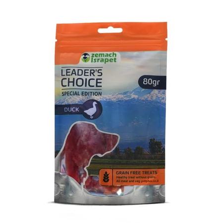 חטיף לכלב לידר צ''ויס ברווז ג''רקי 80 גרם