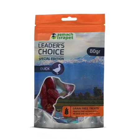 חטיף לכלב לידר צ''ויס נקניקיות ברווז 80 גרם