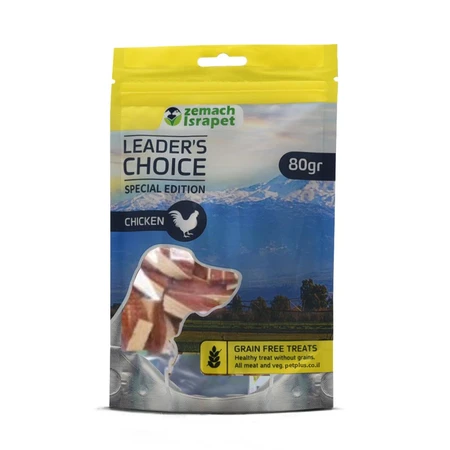 חטיף לכלב לידר צ''ויס סוכריות עוף 80 גרם