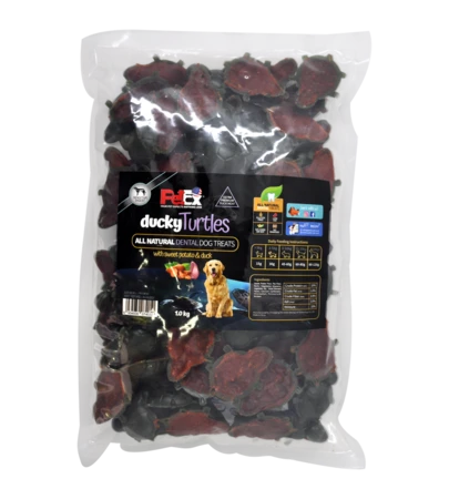 חטיף דנטלי לכלב עם בשר ברווז משובח 1 ק"ג