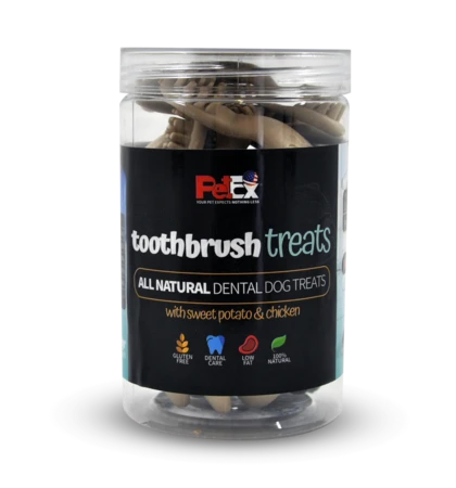 מברשת שיניים חטיף דנטלי לכלב פטקס 300 גרם PetEX toothbrush treats