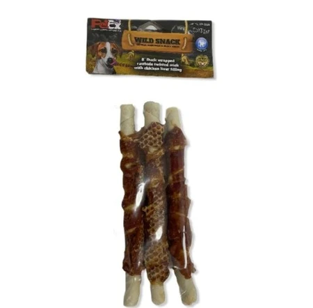 פטקס מקלות בציפוי ברווז ומילוי כבד 8 אינץ 3 יח – PETEX