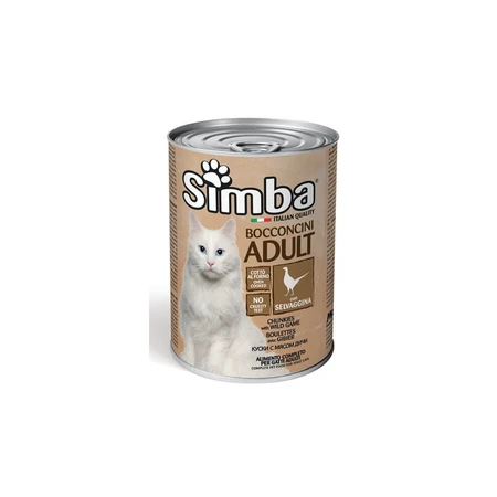 סימבה חתול 400 גרם שימור בשר צייד