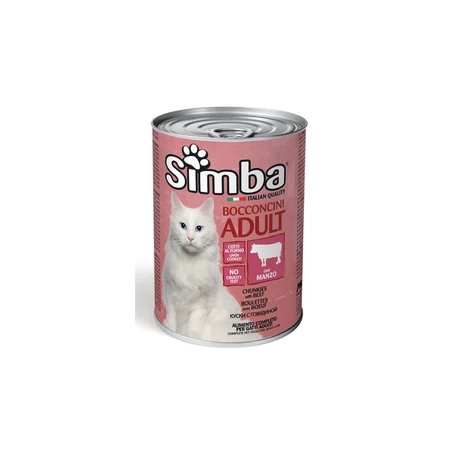 סימבה חתול 400 גרם שימור בקר