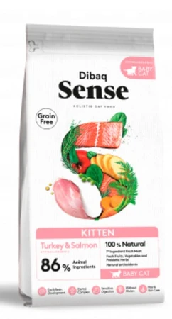 דיבאק סנס חתול - הודו וסלמון - 1.5 ק"ג